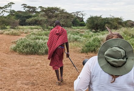 Kenia Familienreise - Kenia for family individuell - Masai Mara & Strand - Spaziergang mit Massai