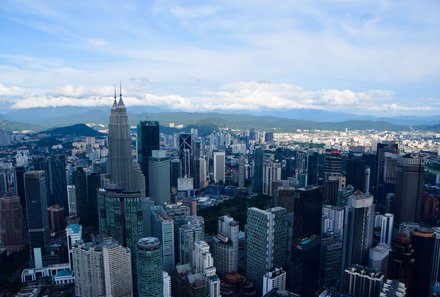 Familienreise Malaysia - Malaysia & Borneo Family & Teens - Kuala Lumpur Skyline am Abend