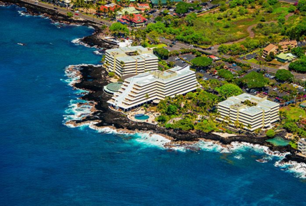 Hawaii Inselhopping for family individuell - Familienreise Hawaii mit Kindern - Royal Kona Resort - Resortanlage am Meer