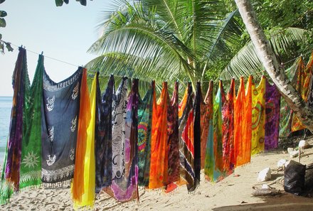 Karibik for family individuell - Tobago - Tücher am Englishman Bay