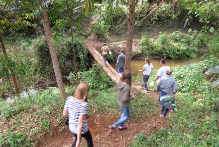 Tansania mit Kindern  - Tansania for family - Buschwanderung