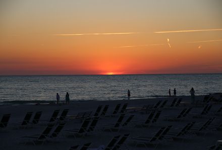 Florida Familienreise - Sonnenuntergang am Strand