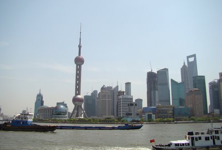 China mit Kindern - China for family - Shanghai Hafenfahrt