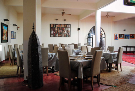 Marokko for family - Familienreise Marokko - Sbai Palace Mhamid - Restaurant