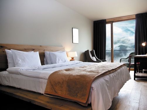 Georgien Familienurlaub - Zimmer Hotel Rooms in Kazbegi