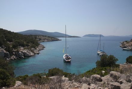 Familienreise Griechenland - Griechenland for family - Segelreise - Boote auf dem Wasser