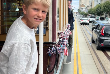USA Südwesten mit Kindern - USA for family individuell - Kalifornien, Nationalparks & Las Vegas - Cable Cars Fahrt in San Francisco