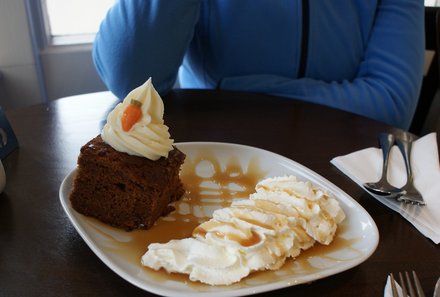 Schottland Familienreise - Schottland mit Kindern - Karottenkuchen