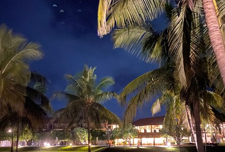 Sri Lanka Familienreise - Sri Lanka Summer for family - Passikudah - The Calm Resort - Am Abend
