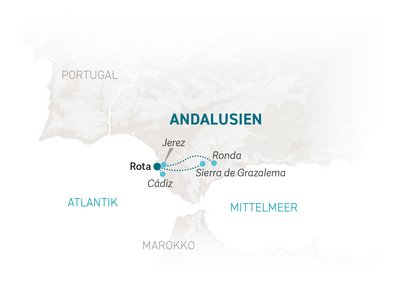 Andalusien Familienreise - Andalusien for family - Reiseroute 2025