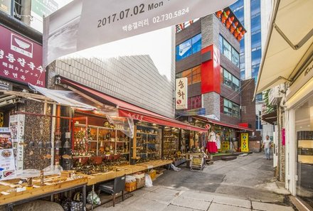 Südkorea for family - Insadong - Antique Street