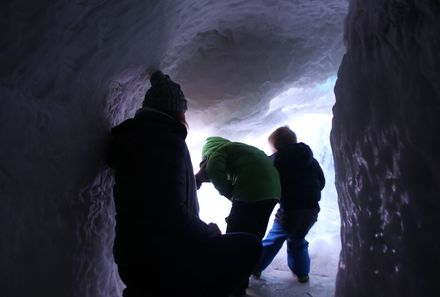 Island mit Kindern - Island for family - Spaziergang im Gletscher