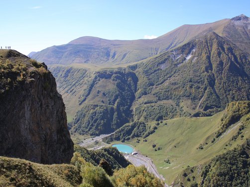 Georgien Familienurlaub - Urlaub mit Kindern in Georgien - Blick auf den Kaukasus