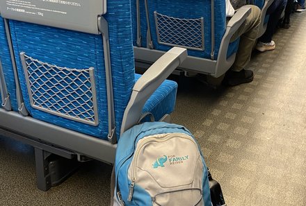 Japan for family - Shinkansen - For Family Reisen Rucksack