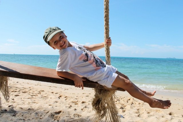 Thailand mit Kindern - Elternzeit in Thailand - Carl in Koh Samui