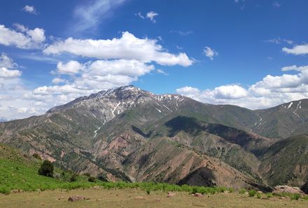 Usbekistan Familienreise - Aufnahme vom Chimgan Gebirge