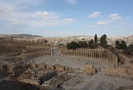 Jordanien Rundreise mit Kindern - Jerash Schauplatz