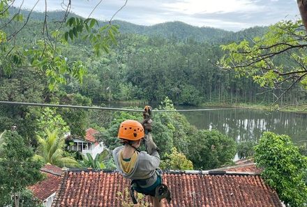 Kuba Mietwagenreise mit Kindern - Kuba for family - Canopy-Tour in Las Terrazas