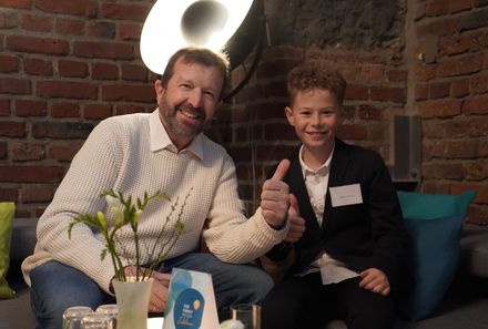 10 Jahre For Family Reisen - Jubiläumsfeier - Gründer Rainer Stoll und Sohn von Nadja Albrecht