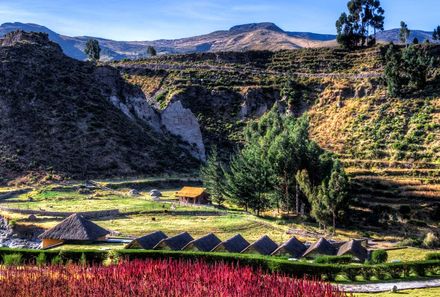 Peru Familienreise - Peru Teens on Tour - Colca Lodge & Spa - Außenbereich - Landschaft