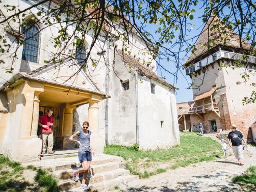 Rumänien Familienreise - Kirchenburg in Alma Vii