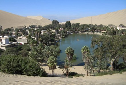 Südamerika Reisen mit Kindern - Peru mit Kindern - Huacachina Oase