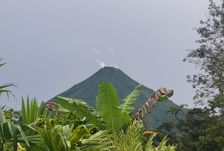 Costa Rica Familienurlaub - Costa Rica for  family individuell - La Fortuna - Casa Luna Hotel - Blick auf Vulkan Arenal