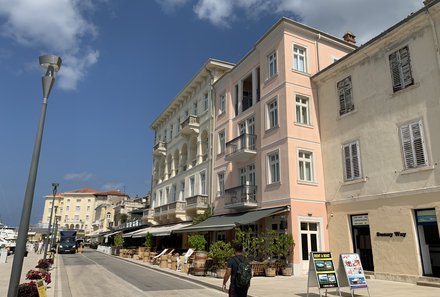 Kroatien mit Kindern - Kroatien for family - Porec - Hafenpromenade