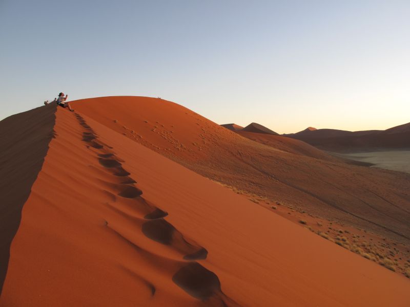 Namibia mit Kindern - Die Dünen von Sossusvlei