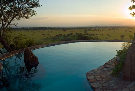 Serengeti mit Kindern individuell - Best of Familiensafari Serengeti - Grumeti Game Reserve - Grumeti Hills Camp - Pool