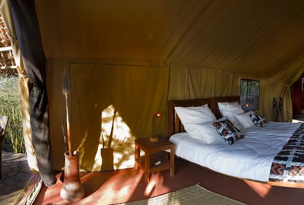 Serengeti mit Kindern individuell - Best of Familiensafari Serengeti - Ngorongoro Krater - Olduvai Camp - Bett