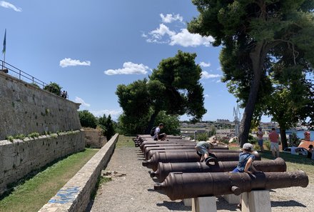 Kroatien mit Kindern - Kroatien for family - Pula - Kanonen bei Festung