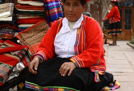 Peru Familienreise - Peru Teens on Tour - Einheimische Frau