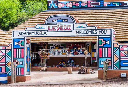 Südafrika mit Teenagern - Lesedi African Lodge & Cultural Village