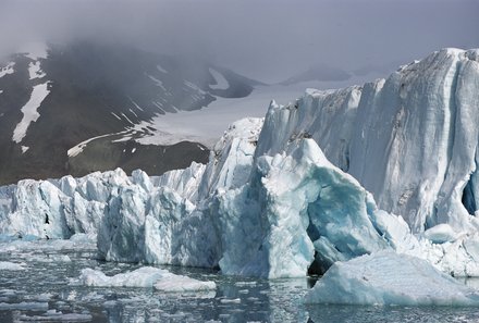 Familienreise Arktis - Arktis Reise mit Jugendlichen - Monaco Gletscher