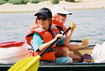 Familienurlaub Frankreich - Frankreich for family - am Kanufahren