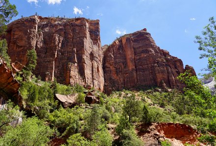 USA Südwesten mit Kindern - USA for family individuell - Kalifornien, Nationalparks & Las Vegas - Landschaft Zion Nationalpark