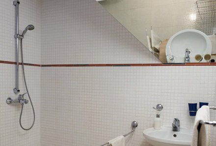 Estland for family - Estland Familienreise - Gästehaus Altmoisa - Badezimmer