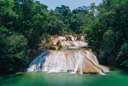 Mexiko Familienreise - Mexiko Family & Teens - Lacanja Wasserfall