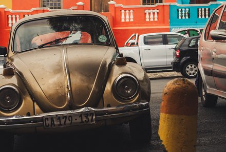 Südafrika Blog Artikel - Bunte Häuser und Oldtimer in Kapstadt – Südafrika Familienreise