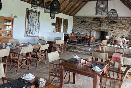 Familienreise Tansania - Tansania for family individuell deluxe - Togoro Plains Camp - Restaurant
