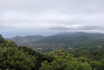 Teneriffa Familienurlaub - Teneriffa for family - Anagagebirge - Blick in die Landschaft