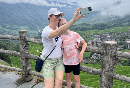 China mit Kindern - China for family - Familie in den Reisterrassen von Longsheng