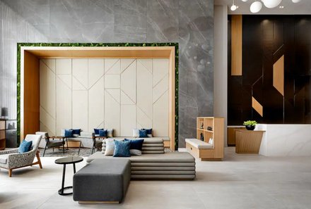Ostkanada for family - Ostkanada Familienreise mit Kindern - Hyatt Place Montréal Downtown - Eingangshalle