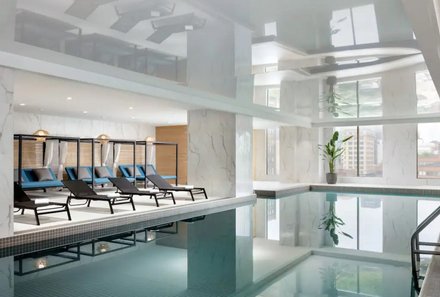 Ostkanada for family - Ostkanada Familienreise mit Kindern - Hyatt Place Montréal Downtown - Pool