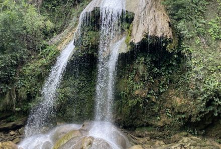 Familienreise Kuba - Kuba for family - Wasserfall in Soroa