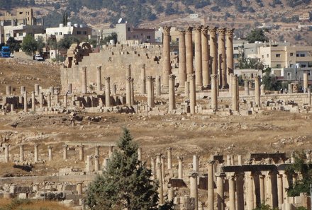 Jordanien Rundreise mit Kindern - Jordanien for family - Ausflug Jerash