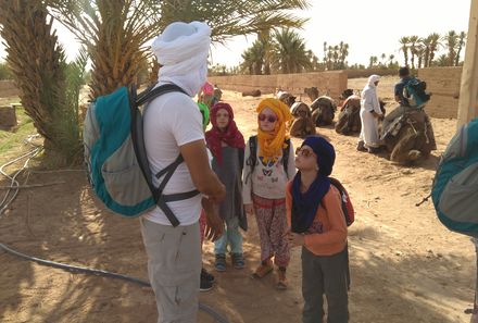Marokko mit Kinder - Dromedar Ausritt