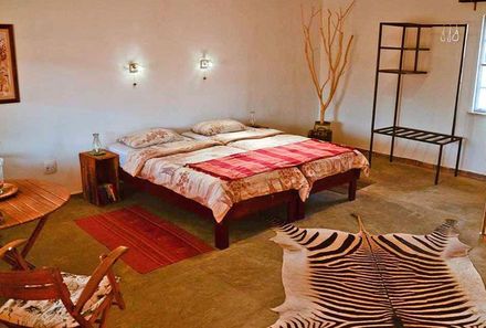 Namibia Familienreise - Omandumba Guest Farm Bungalows Zimmer