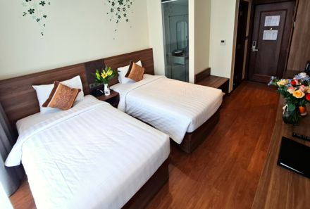 Familienreise Vietnam - Vietnam mit Kindern - Northern Charm Hotel - Saigon - Zimmer